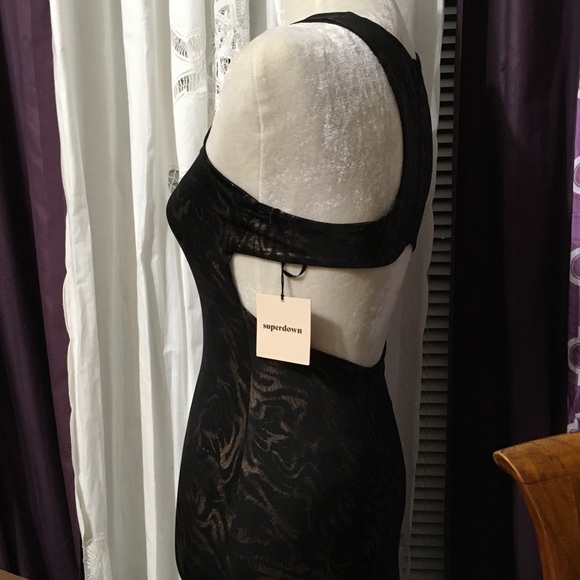 NWT Superdown Tristian Dress XS Black metallic - Picture 11 of 16